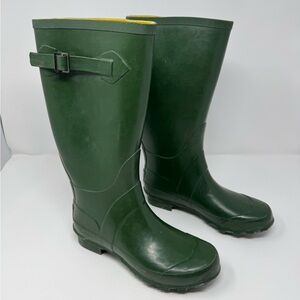 J. Crew Rain Boots, sz 6, tall, rubber, preppy, classic,‎ outdoor, spring, JCrew